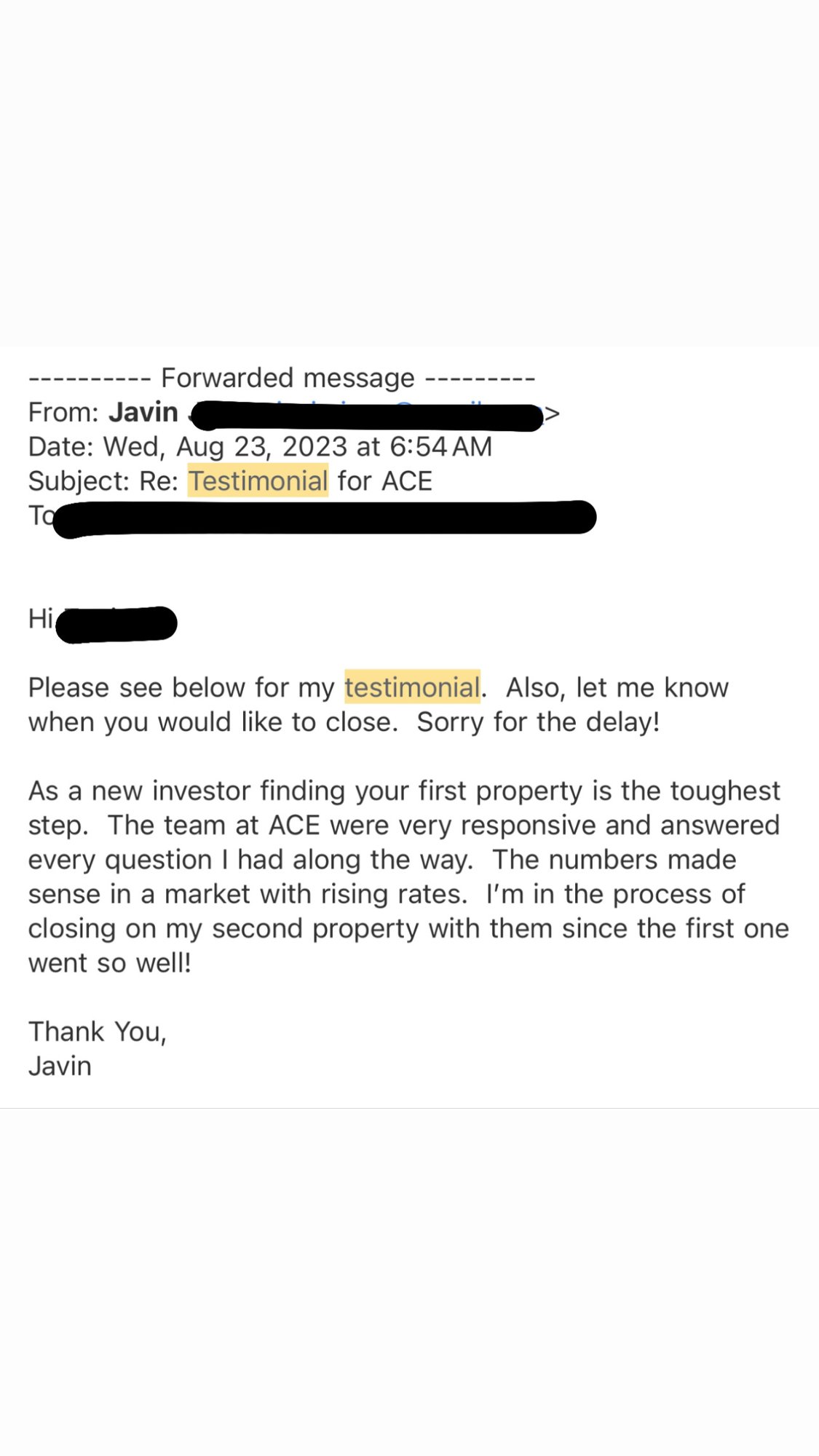 Javin from NJ